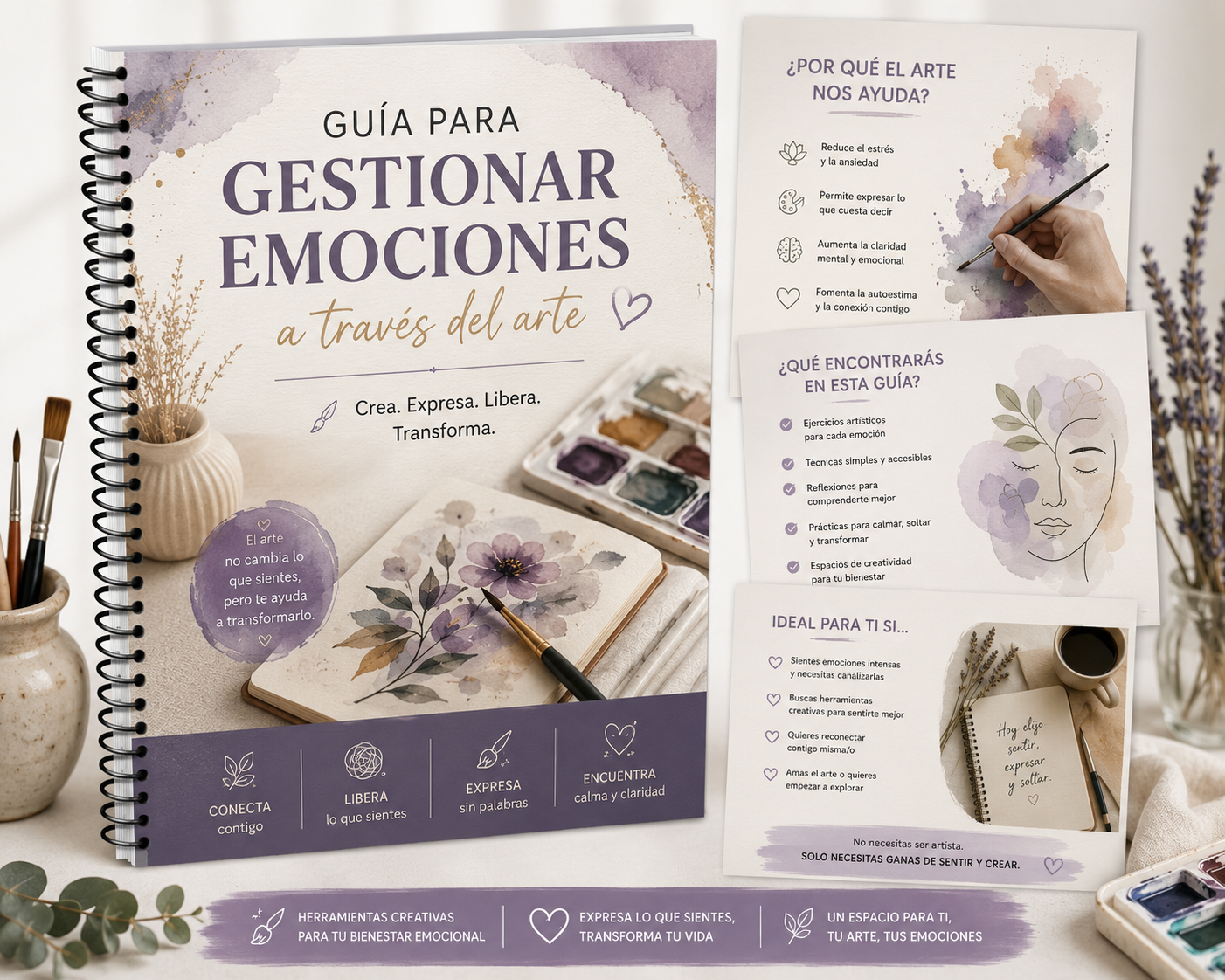 🪬Guía para gestionar emociones a través del arte