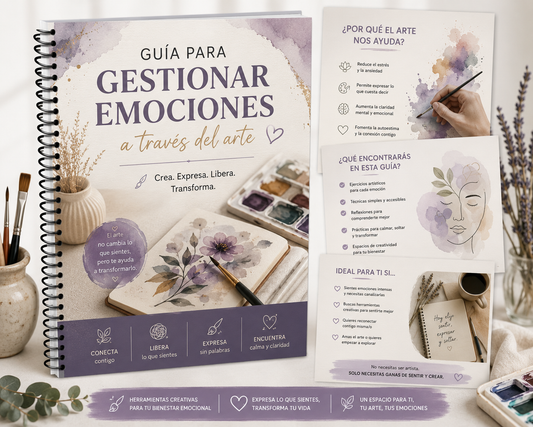 🪬Guía para gestionar emociones a través del arte